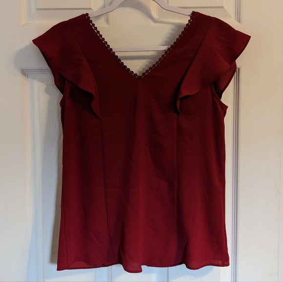 Reitmans Red Blouse XSmall - Picture 4 of 5